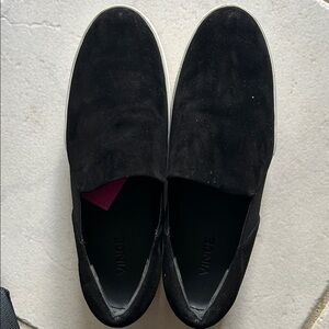 Vince Men's Black Suede Loafers